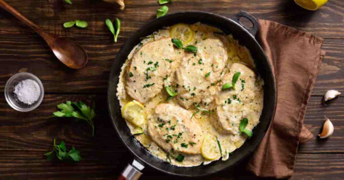 chicken almondine