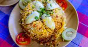 authentic anjappar egg fried rice